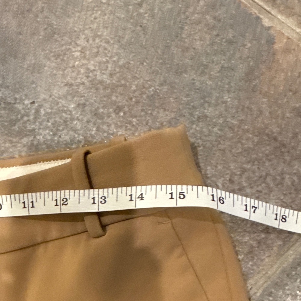 J.Crew Cameron 365 Woman 6 Slim High Rise Pants Camel Tan Classic Business Dress - Picture 6 of 8